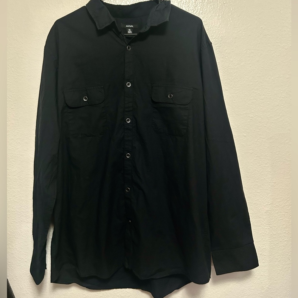 Alfani long sleeve men’s  button up dress shirt